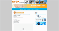 Desktop Screenshot of etoptek.com.tw