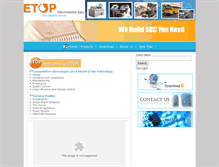 Tablet Screenshot of etoptek.com.tw